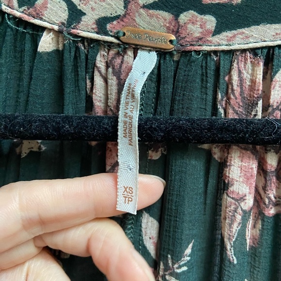 Free People Feeling Groovy Floral Maxi Dress Sz XS - Picture 10 of 15